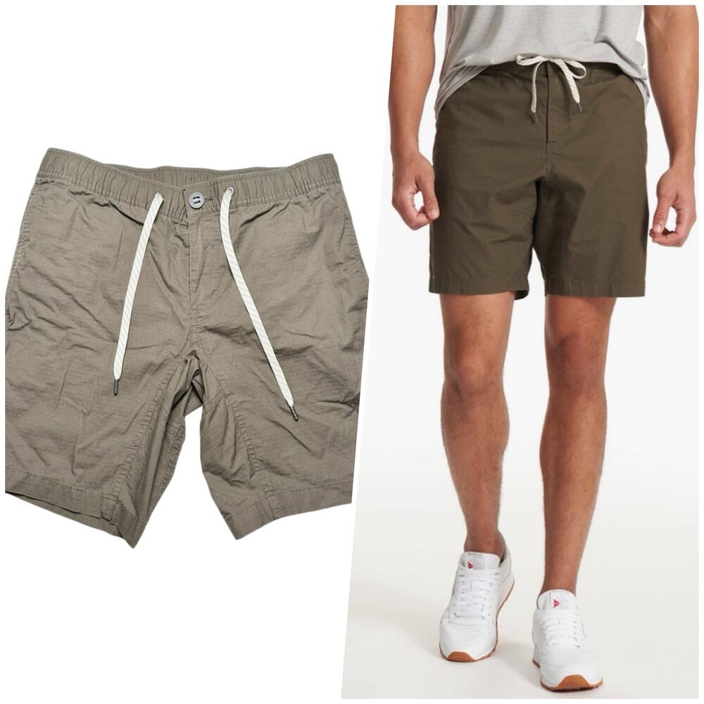 Vuori | Men | Organic Dark Oregano Versatile Active Daily Ripstop Shorts | Small